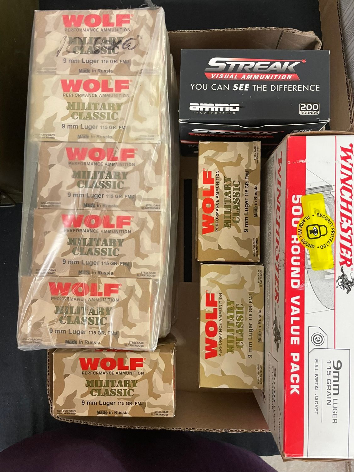 377 ASSORTED 9MM AMMO