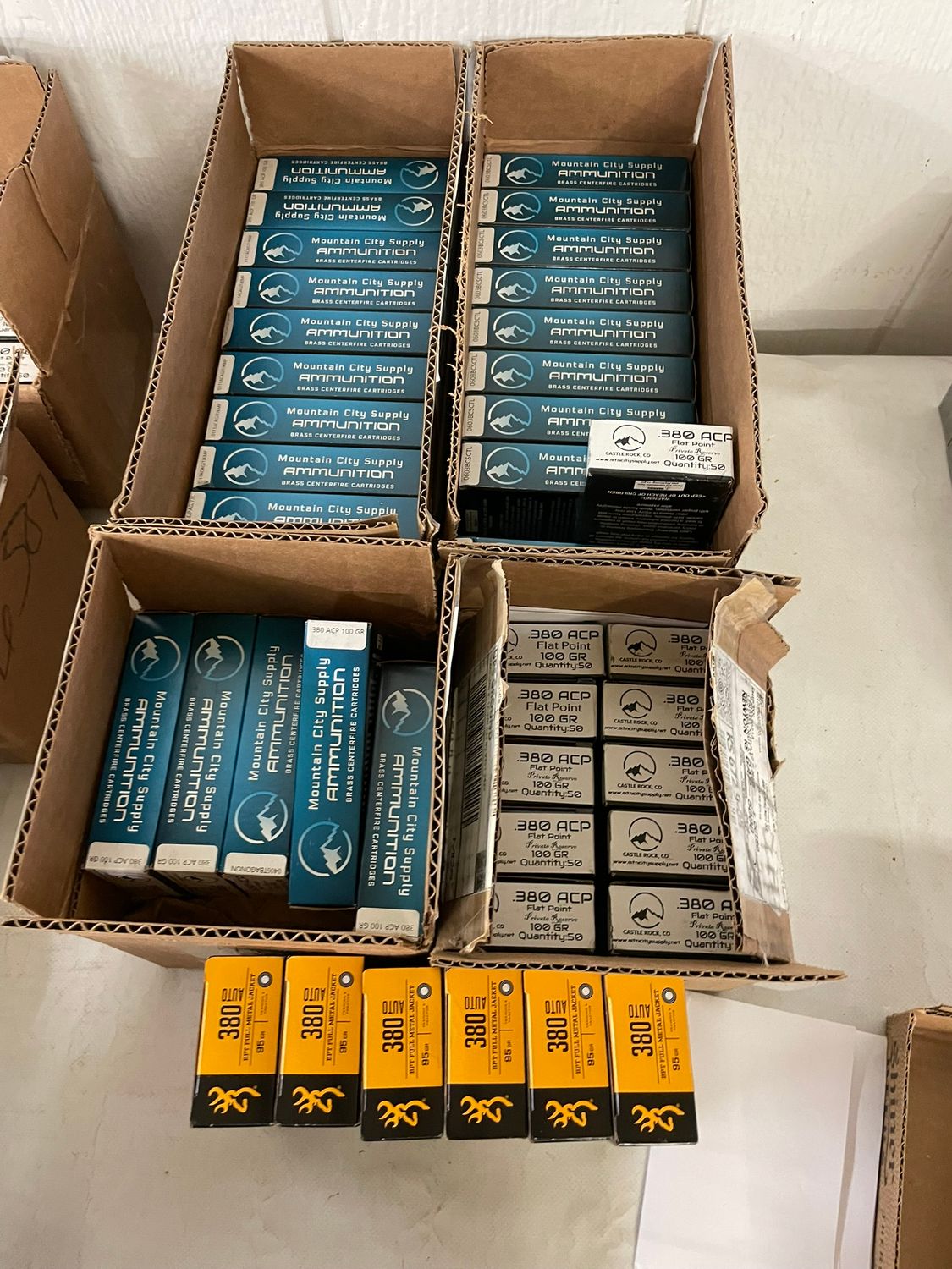 387 ASSORTED 380 ACP AMMO