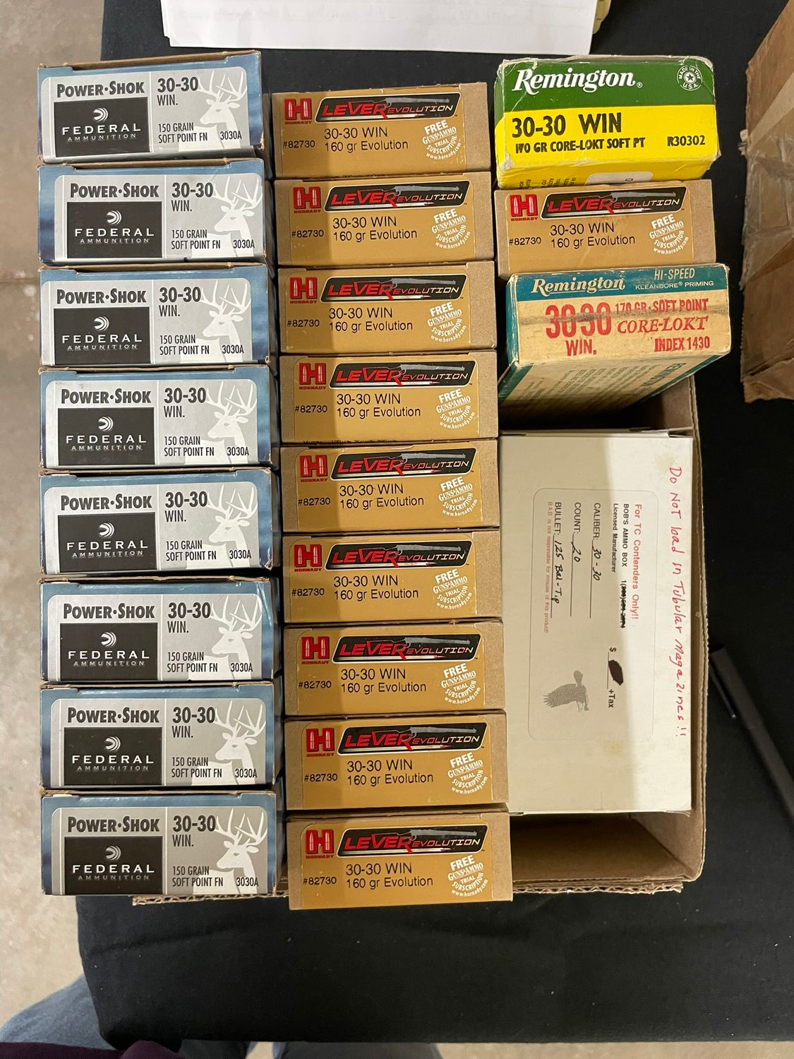 383 ASSORTED 30-30 WIN AMMO