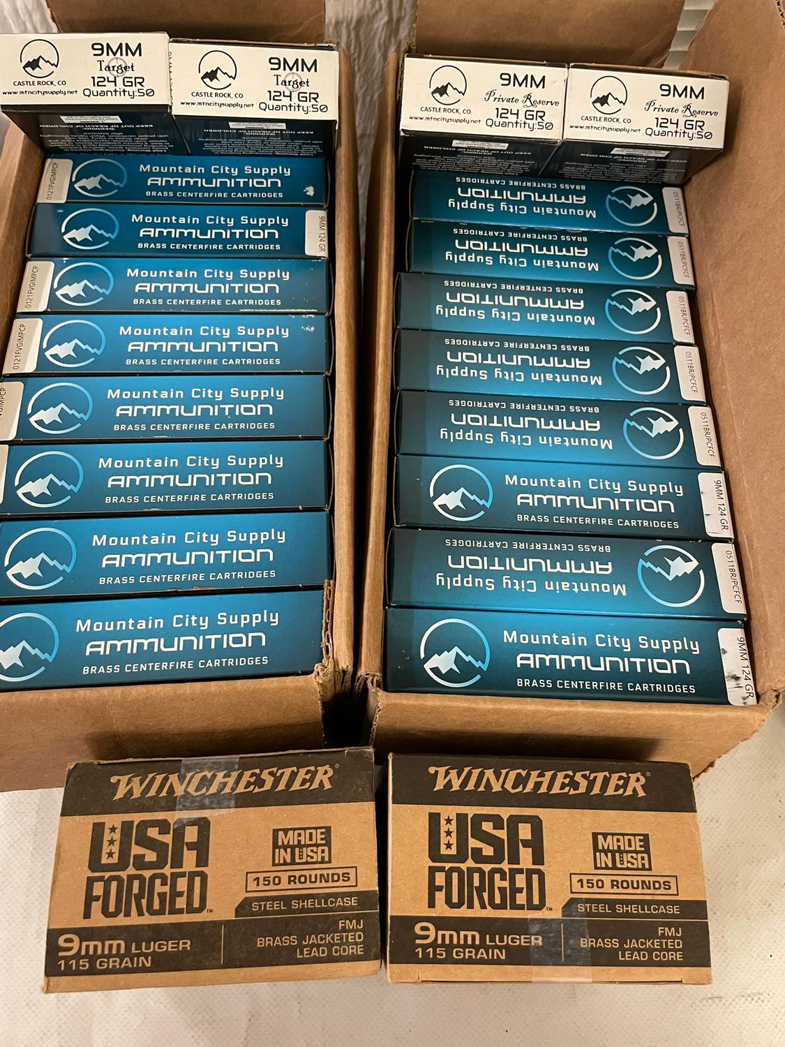 384 ASSORTED 9MM LUGER AMMO