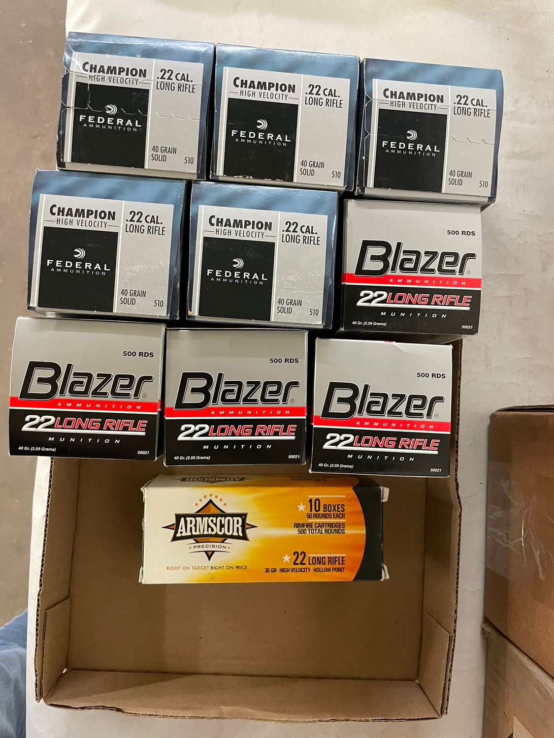 392 ASSORTED 22LR AMMO
