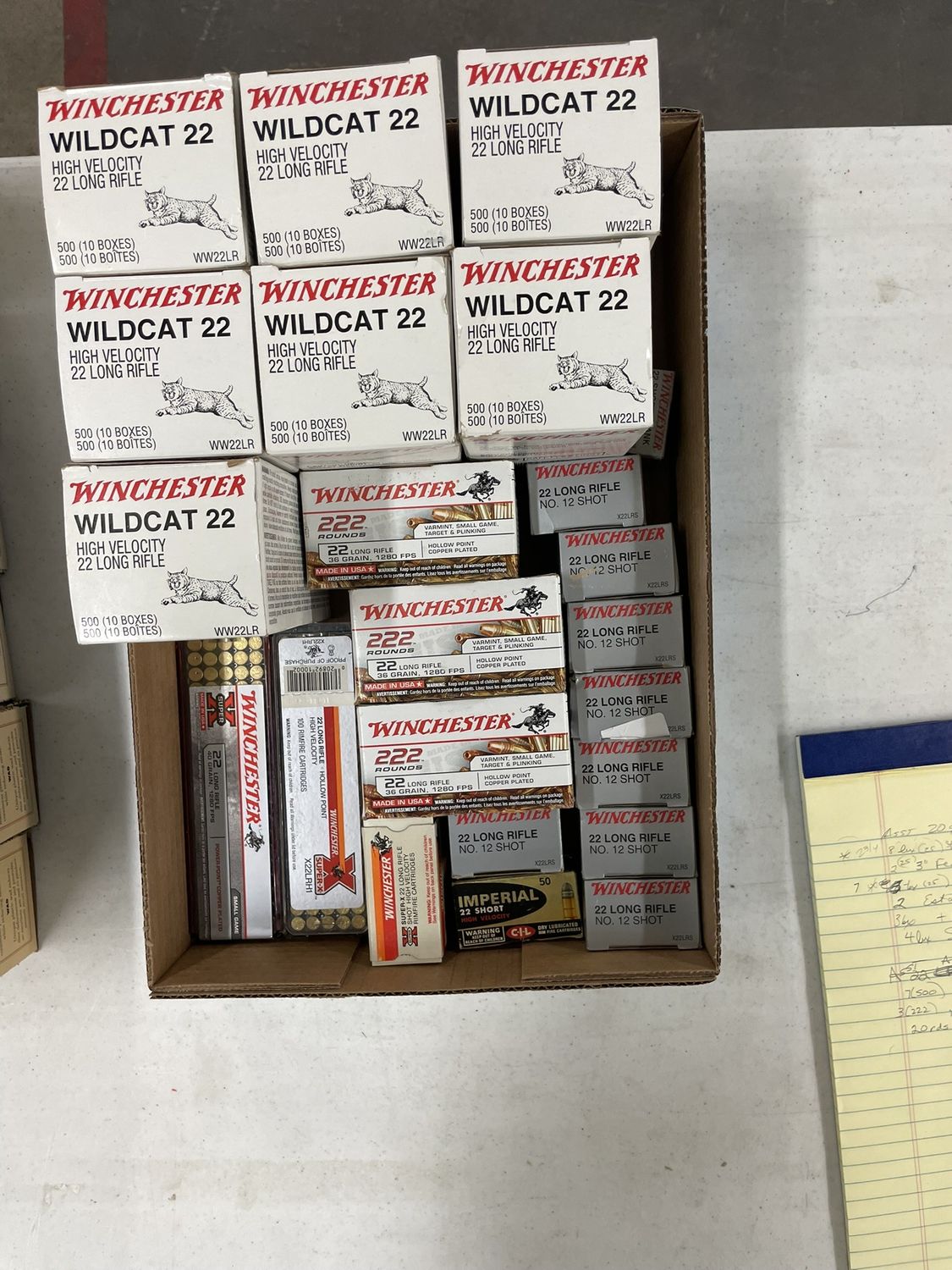 299 ASSORTED WINCHESTER 22 AMMO