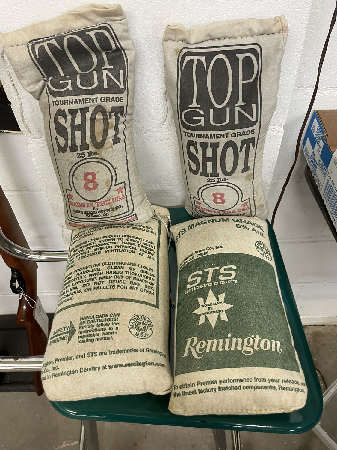 300 4 - 25 POUND BAGS LEAD SHOT