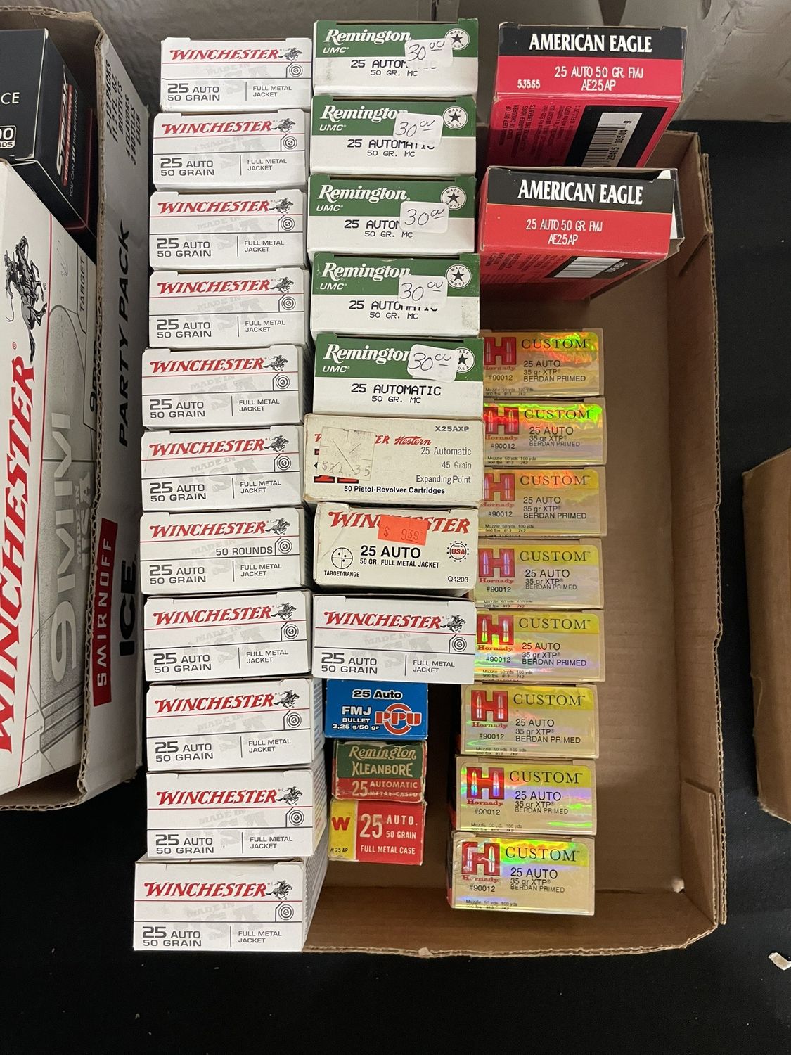 378 ASSORTED 25 AUTO AMMO