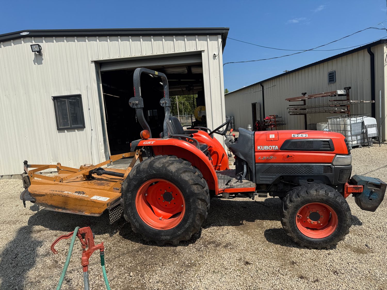 6 KUBOTA L3130 GST DIESEL TRACTOR W/FRONT ASSIST - MOWER SELLS SEPARATELY