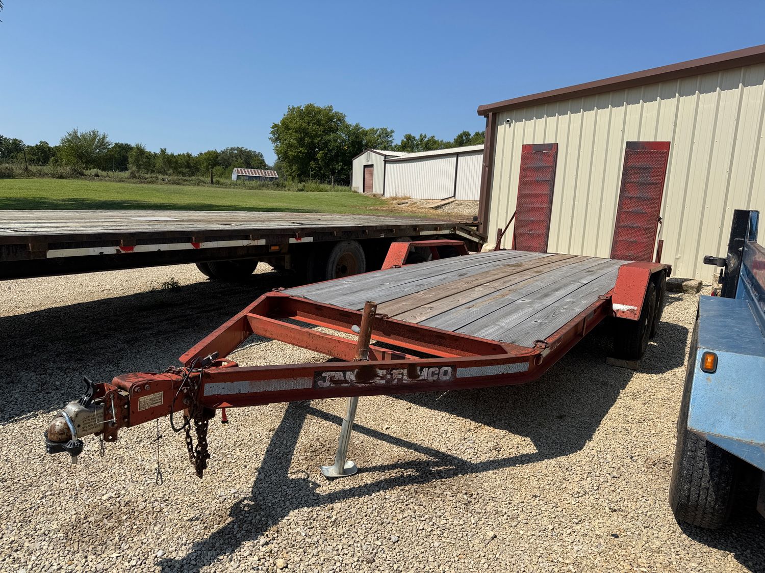 28 1994 FEMCO-JANTZ 16&#39; X 6&#39; DUAL AXLE TRAILER