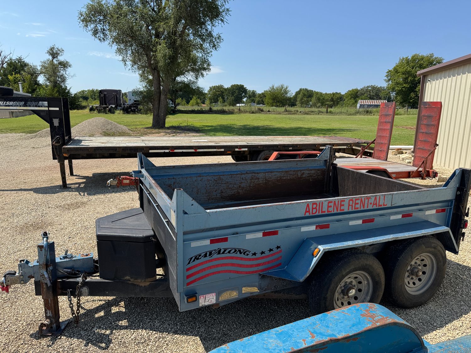 29 2005 TRAVALONG 10&#39; X 7&#39; DUMP TRAILER