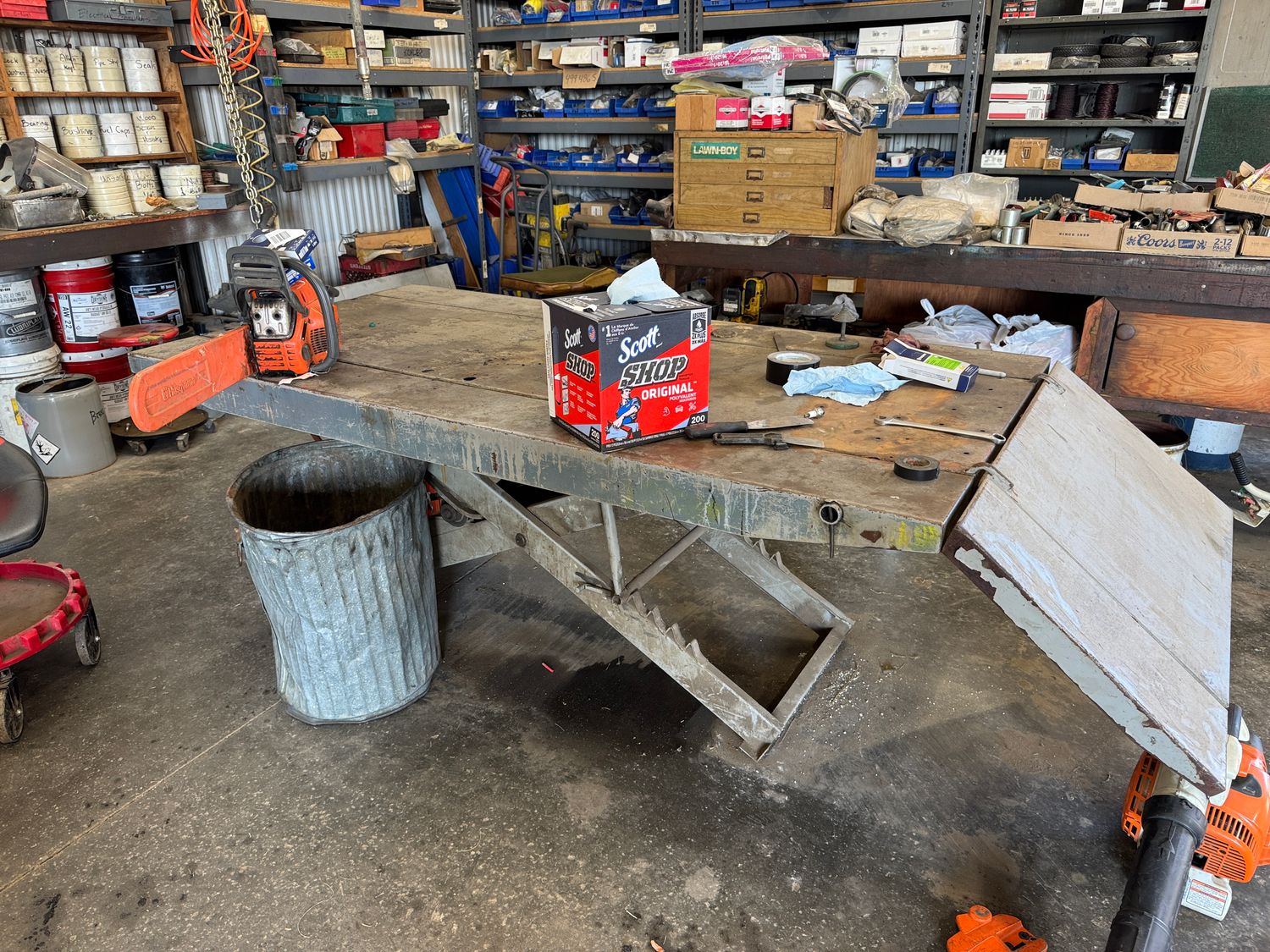 WORK TABLES &amp; SHELVES