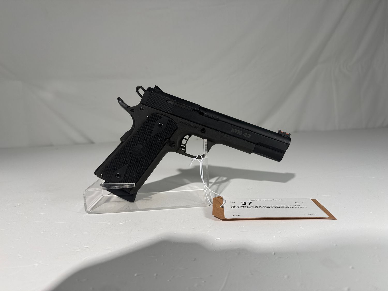 37 ROCK ISLAND ARMORY XTM-22 .22 MRF CAL SEMI AUTO PISTOL