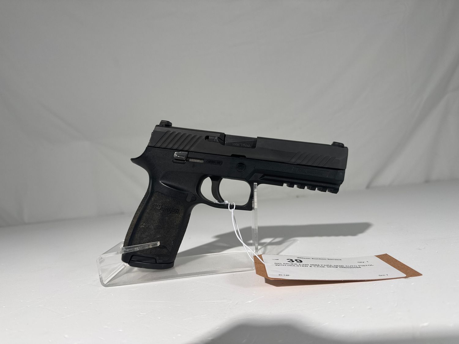 39 SIG SAUER P320 9MM PARA SEMI AUTO PISTOL