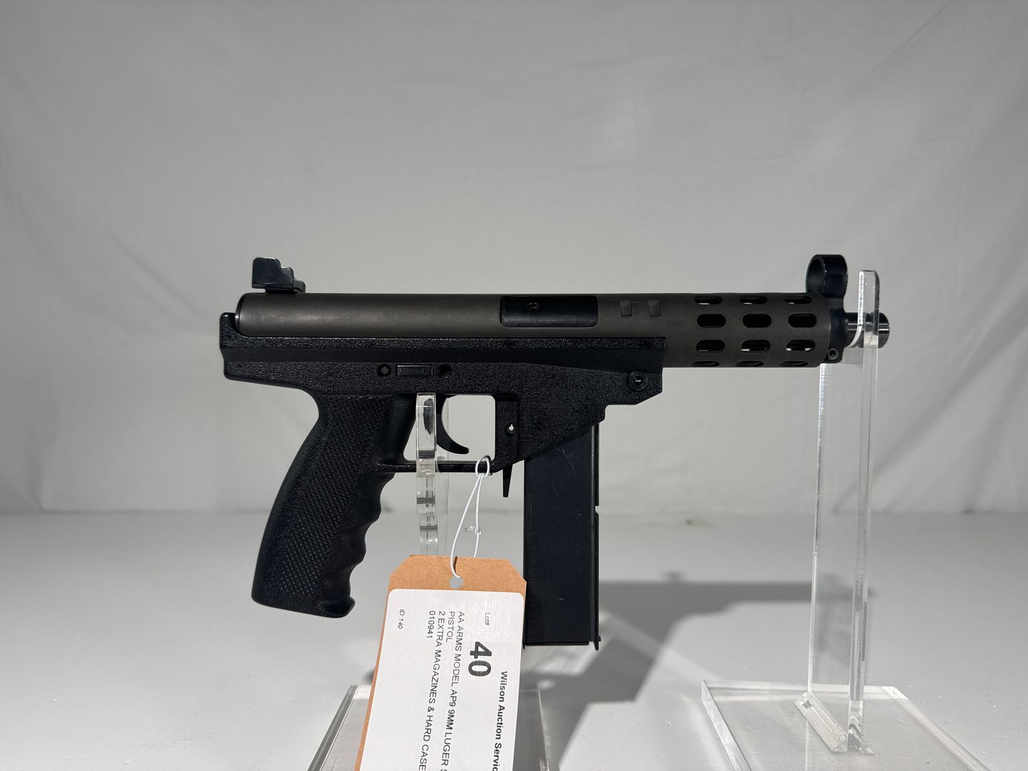 40 AA ARMS MODEL AP9 9MM LUGER SEMI AUTO PISTOL
