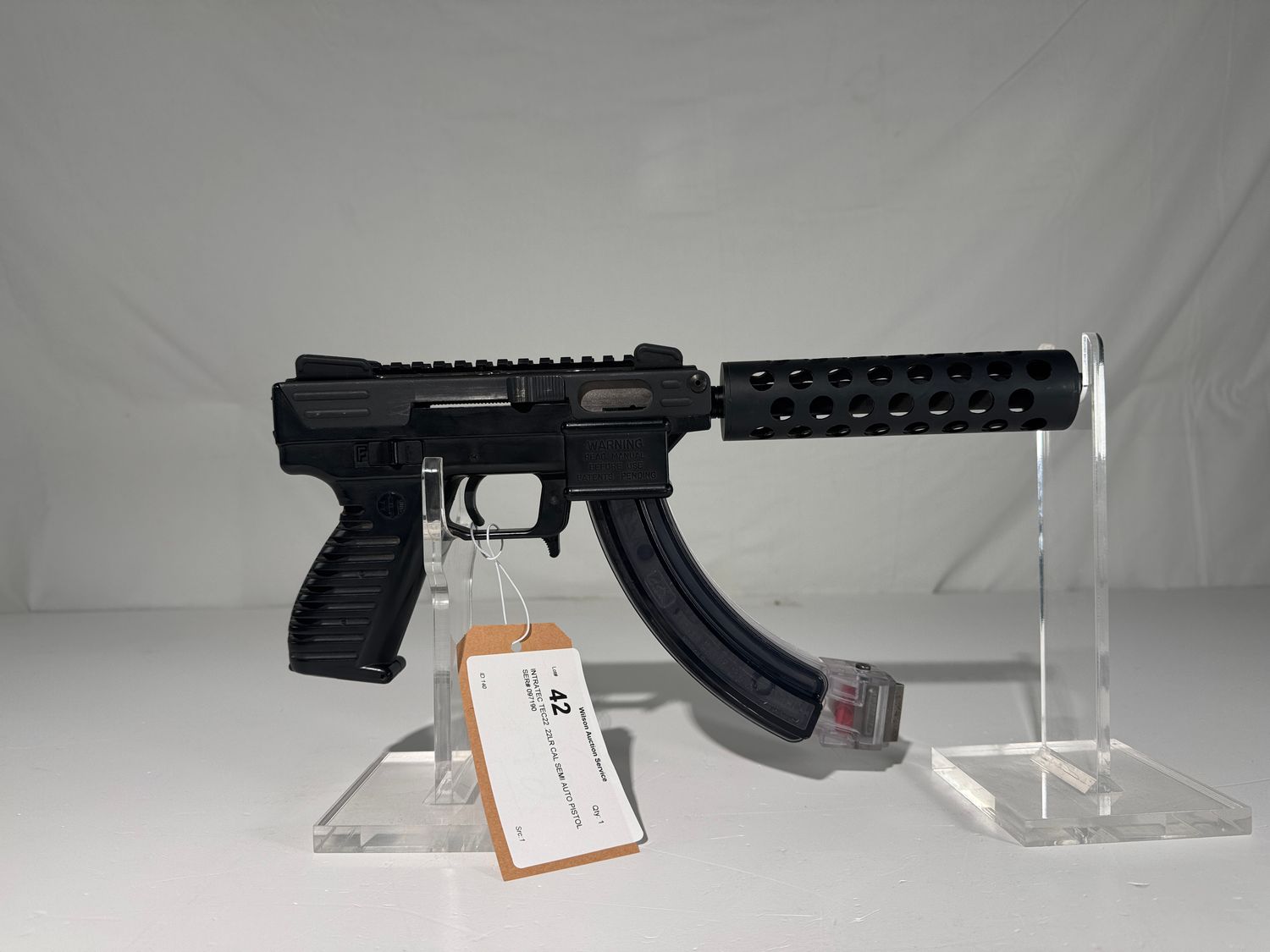 42 INTRATEC TEC22 .22LR CAL SEMI AUTO PISTOL