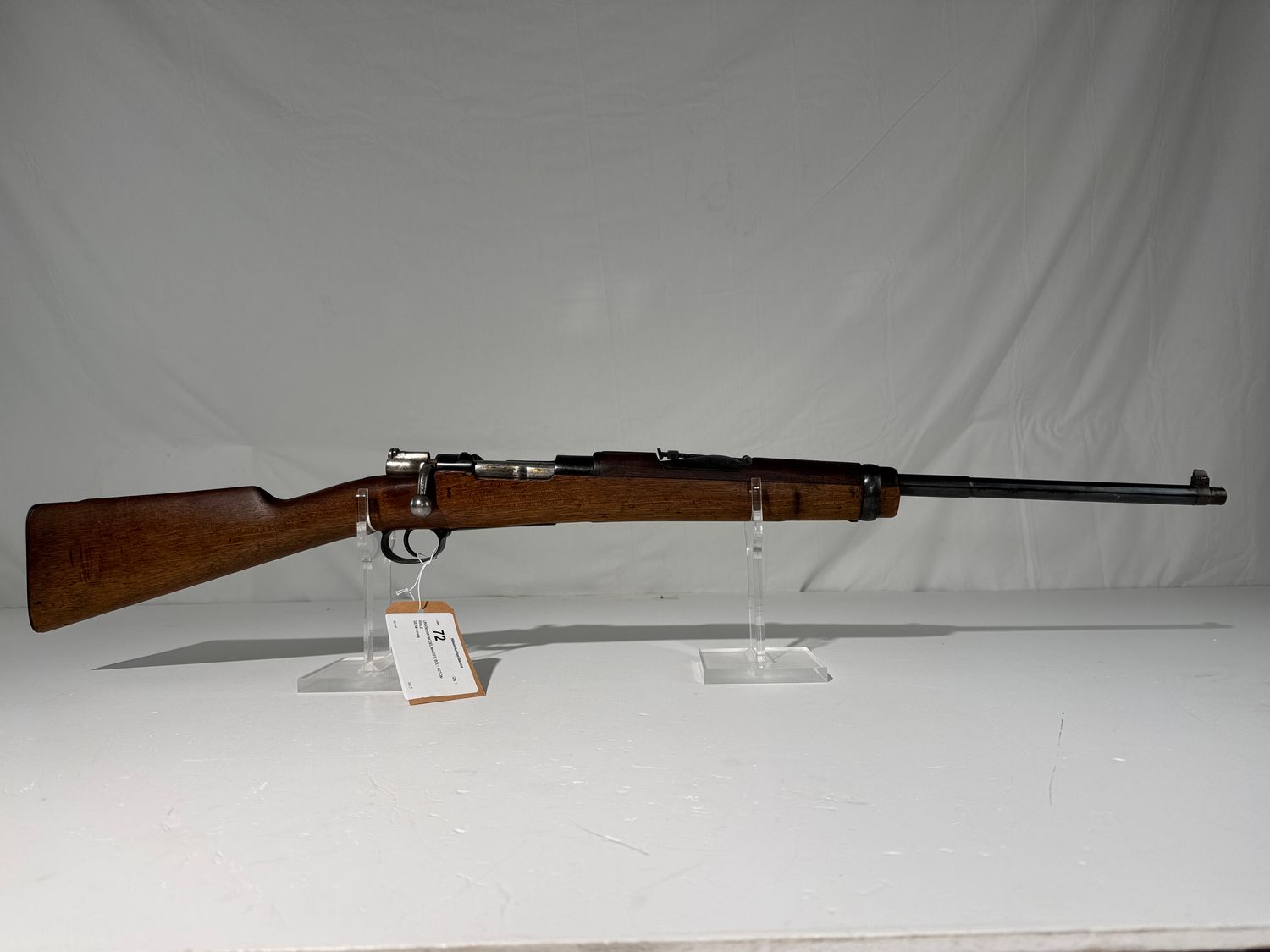 72 UNKNOWN MODEL MAUSER BOLT ACTION RIFLE