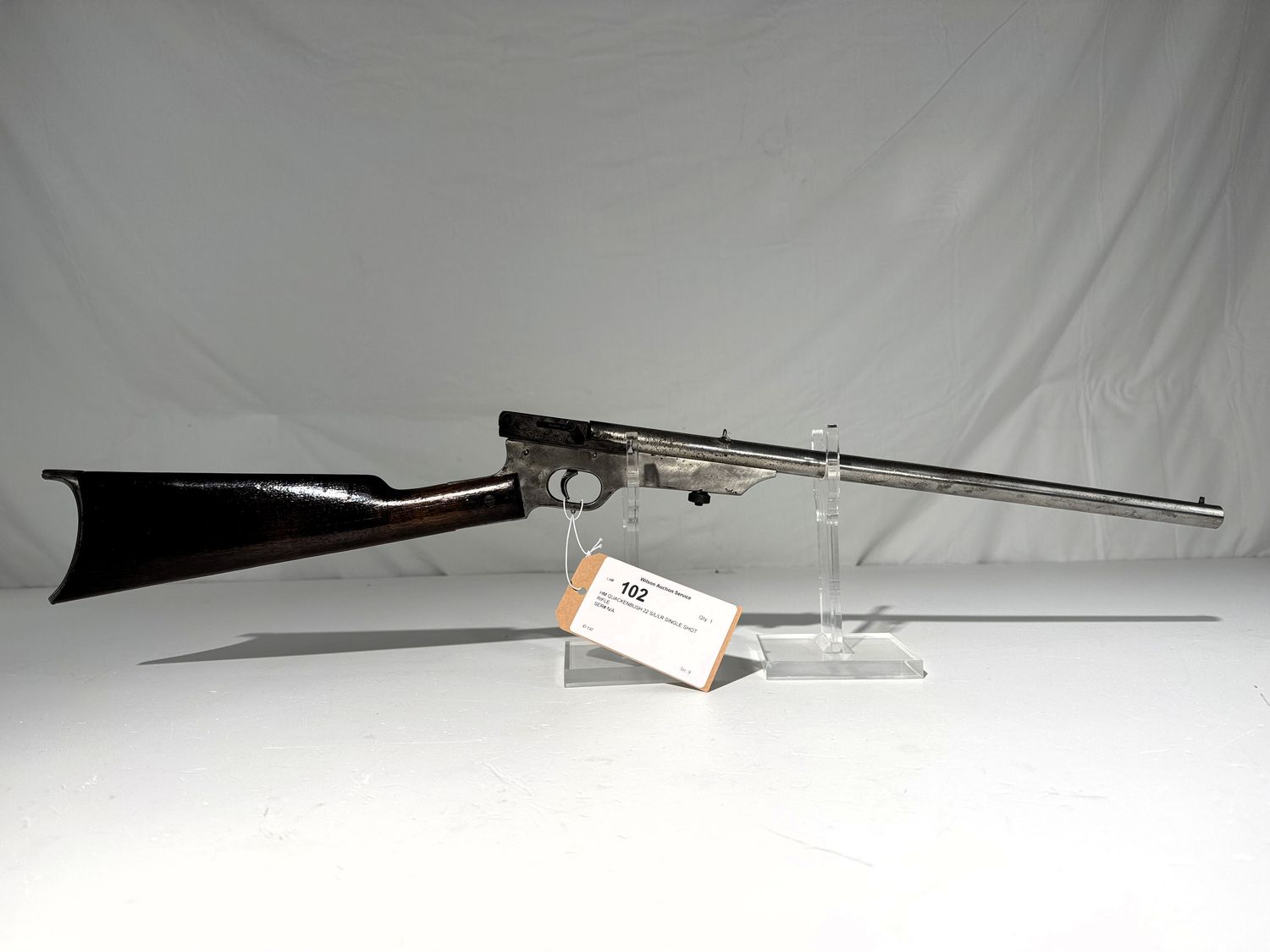 102 HM QUACKENBUSH 22 S/L/LR SINGLE SHOT RIFLE