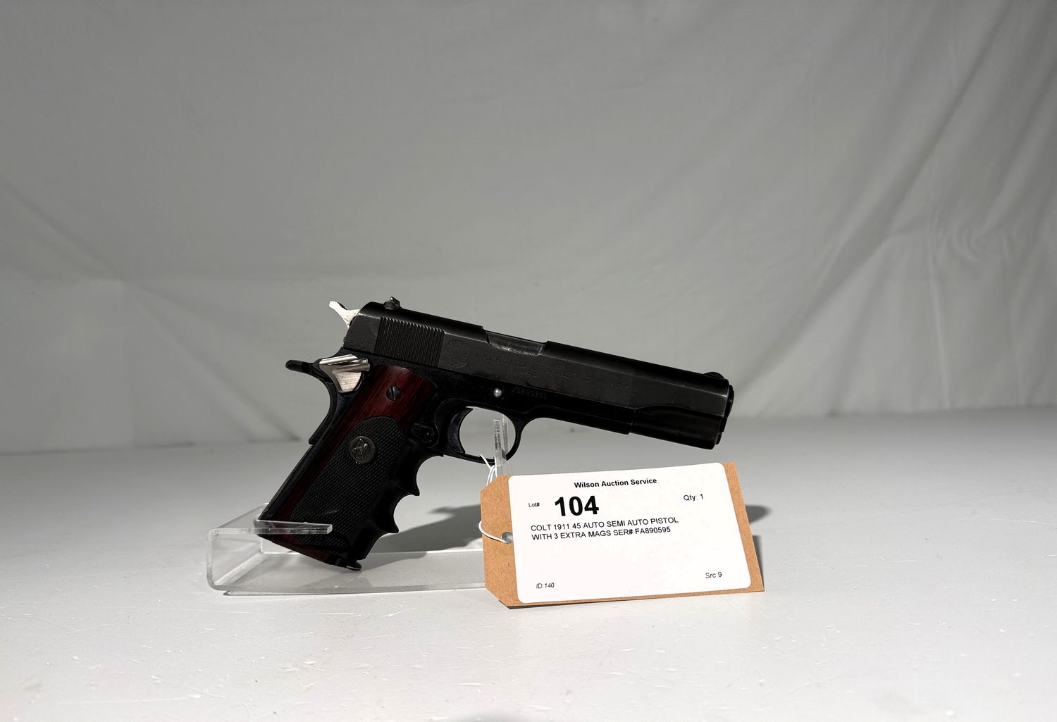 104 COLT 1911 45 AUTO SEMI AUTO PISTOL