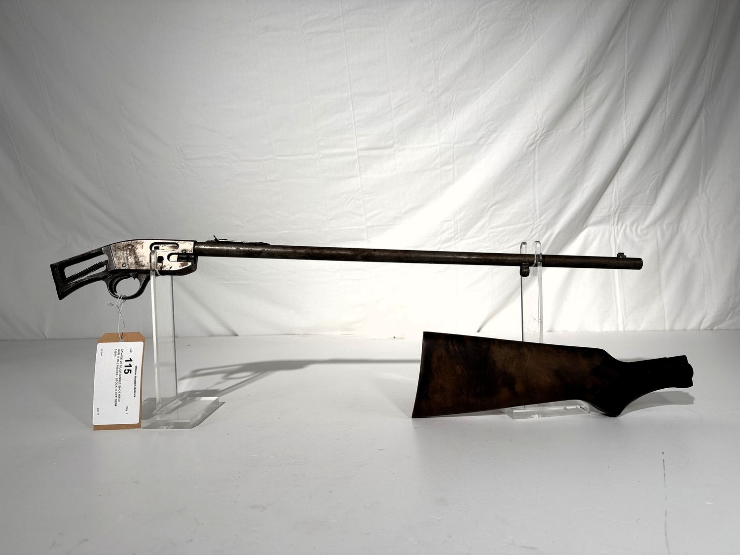115 SAVAGE 22 S/L/LR SINGLE SHOT RIFLE
