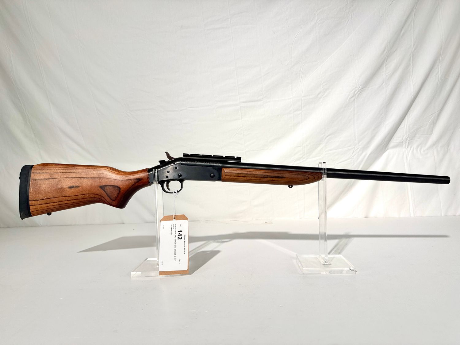 142 H &amp; R 1871 7MM-08REM CAL SINGLE SHOT RIFLE