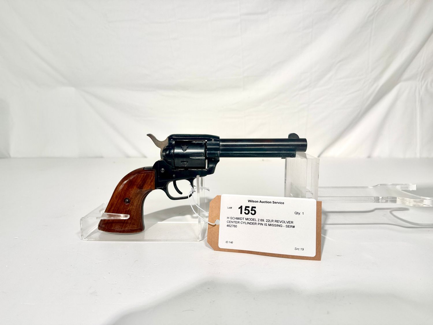 155 H SCHMIDT MODEL 2.69, 22LR REVOLVER