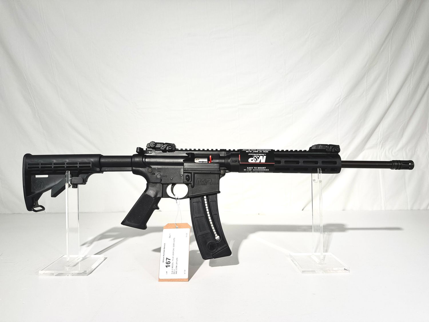 167 S &amp; W MODEL 15-22, 22LR CAL SEMI AUTO RIFLE