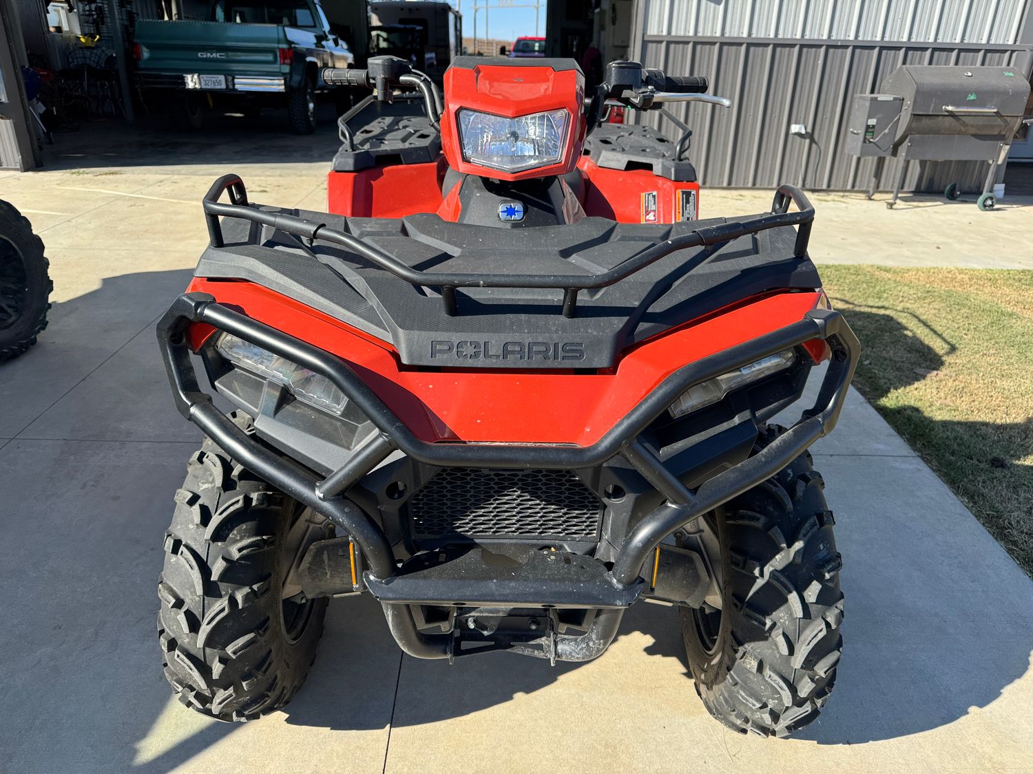 298 2024 Polaris Sportsman 570 with power steering,  less than 300 miles, sells with KS Title