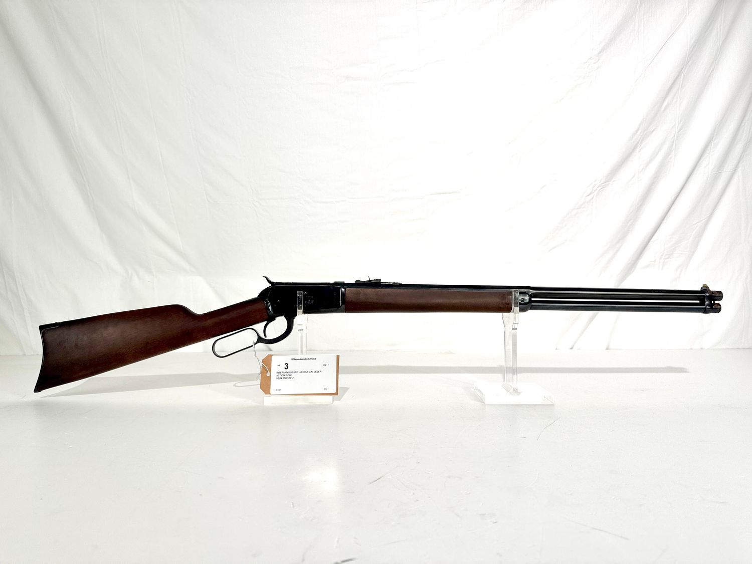 3 INTERARMS 92 SRC .45 COLT CAL LEVER ACTION RIFLE