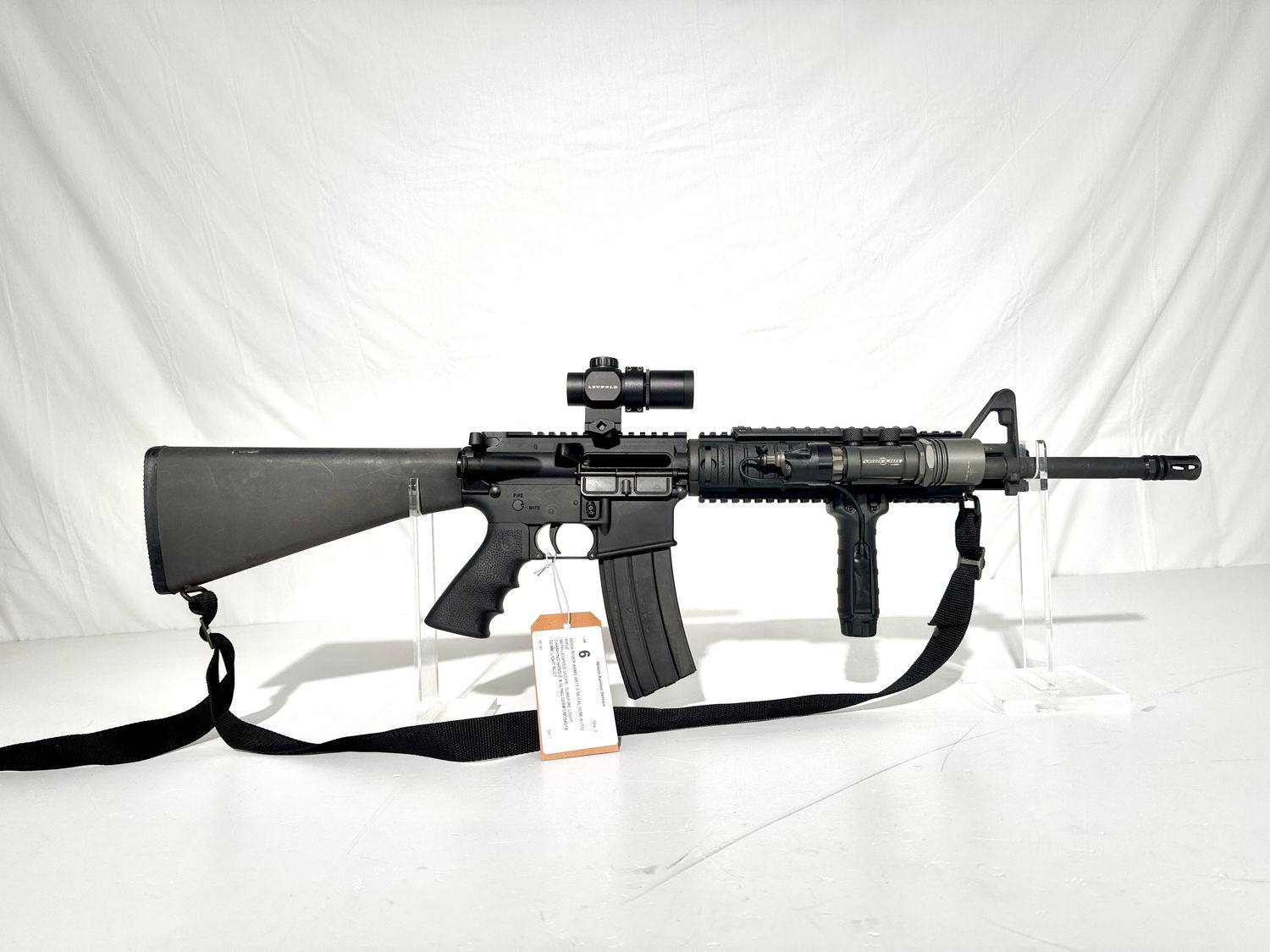 6 ROCK RIVER ARMS AR15 5.56 CAL SEMI AUTO RIFLE