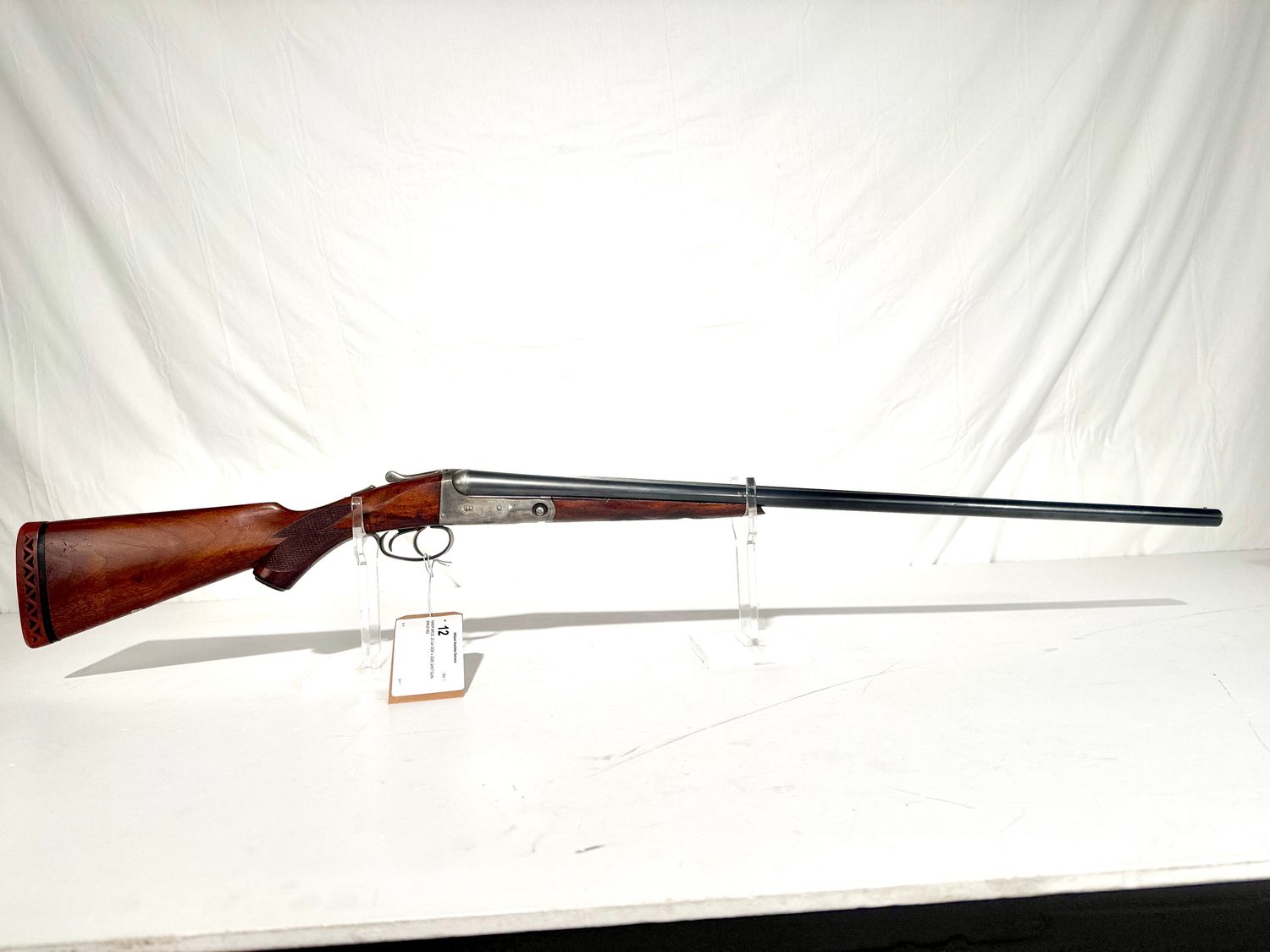 12 PARKER BROS. 20 GA SIDE x SIDE SHOTGUN