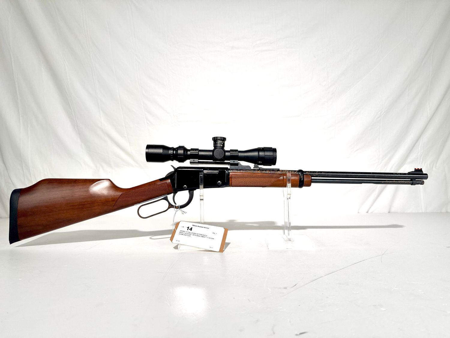 14 HENRY 17 CAL LEVER ACTION RIFLE