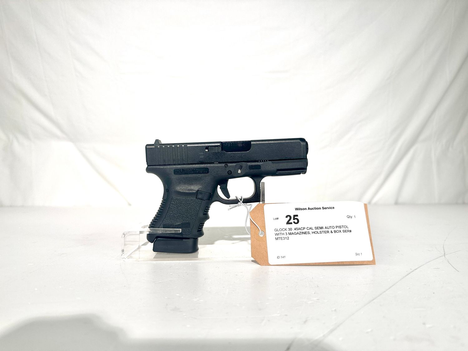 25 GLOCK 30 .45ACP CAL SEMI AUTO PISTOL