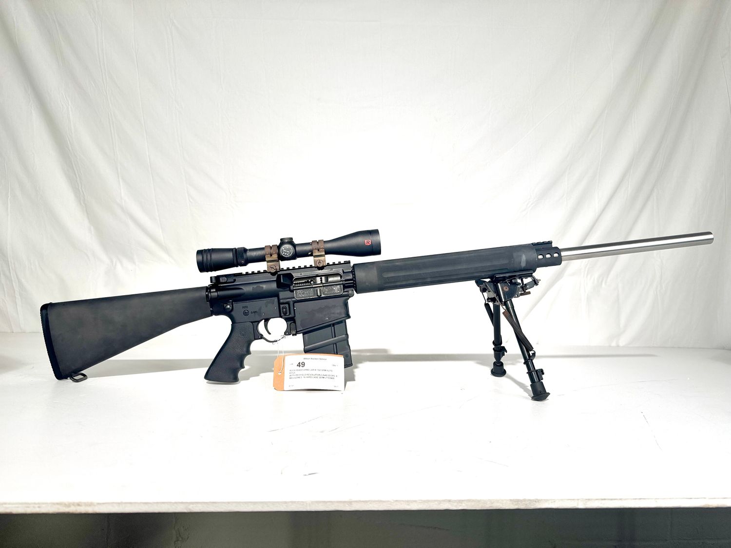 49 ROCK RIVER ARMS LAR-8 7.62 SEMI AUTO RIFLE