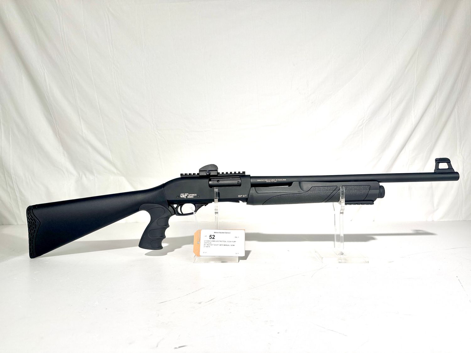 52 G FORCE ARMS GF3 TACTICAL 12 GA PUMP SHOTGUN