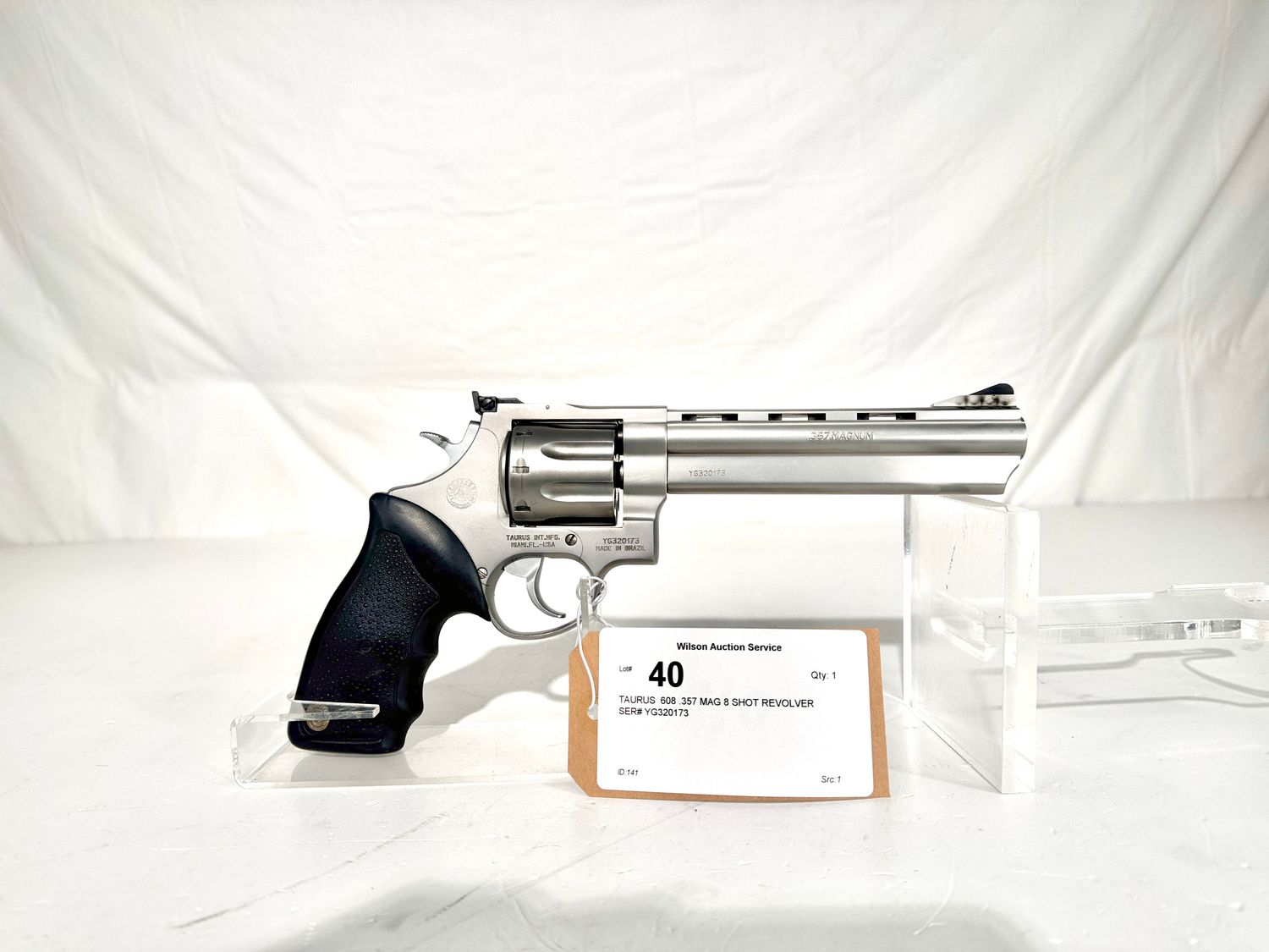 40 TAURUS  608 .357 MAG 8 SHOT REVOLVER