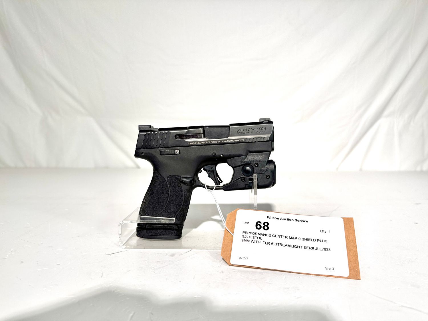 68 PERFORMANCE CENTER M&amp;P 9 SHIELD PLUS S/A PISTOL