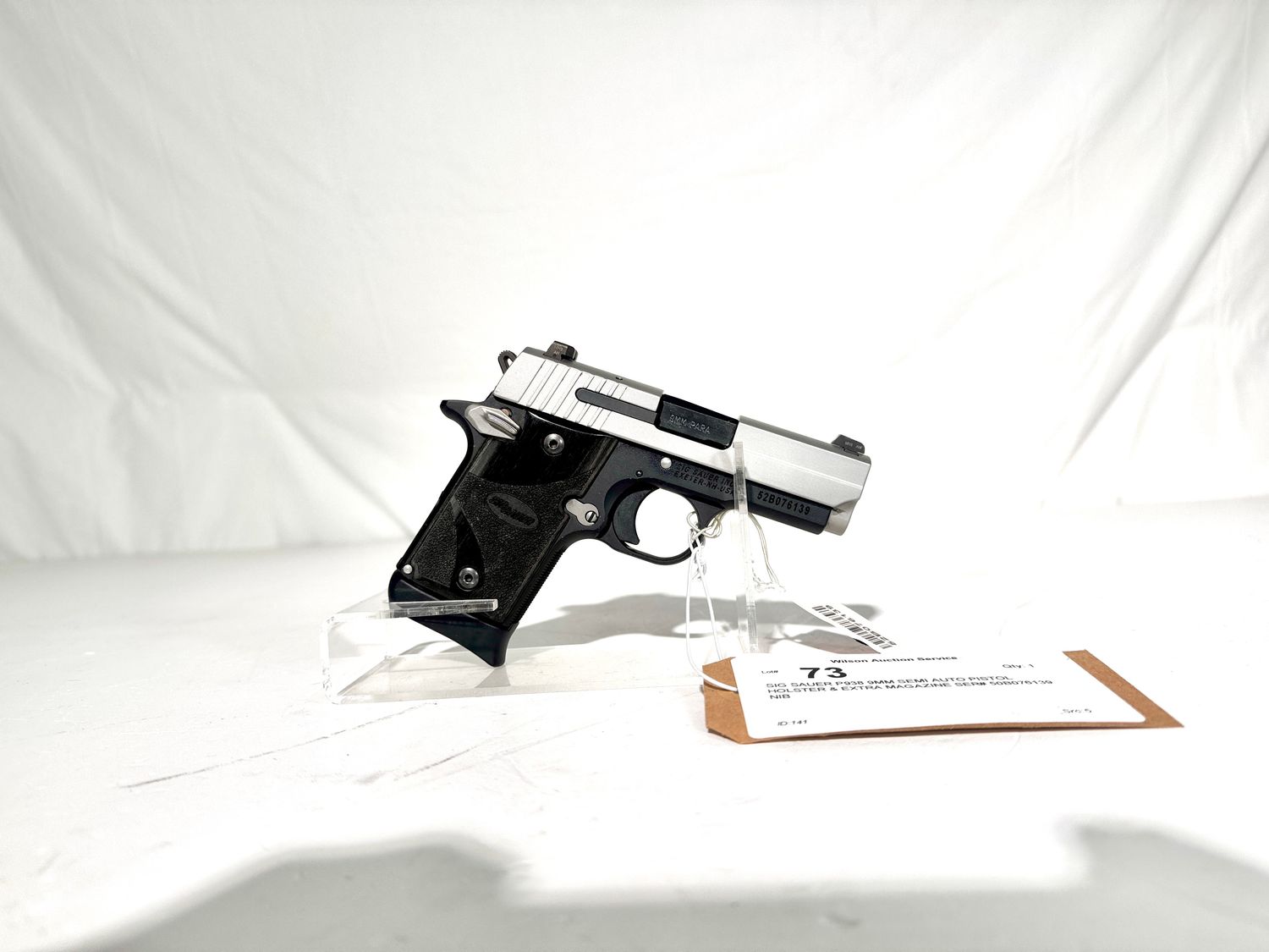 73 SIG SAUER P938 9MM SEMI AUTO PISTOL