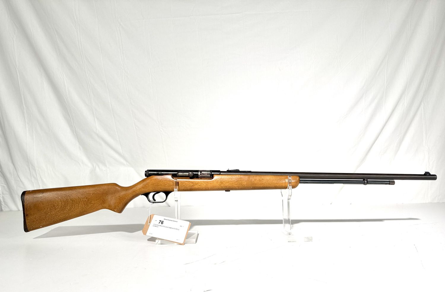 76 STEVENS MOD 87D 22LR SEMI AUTO RIFLE