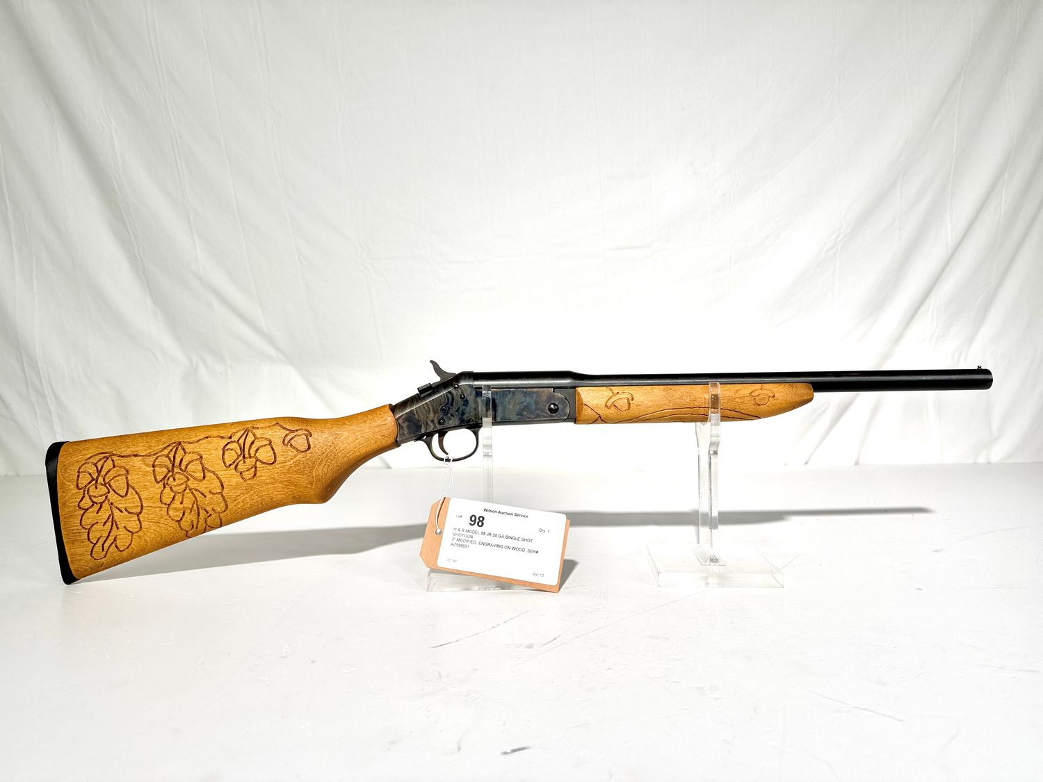 98 H &amp; R MODEL 88 JR 20 GA SINGLE SHOT SHOTGUN