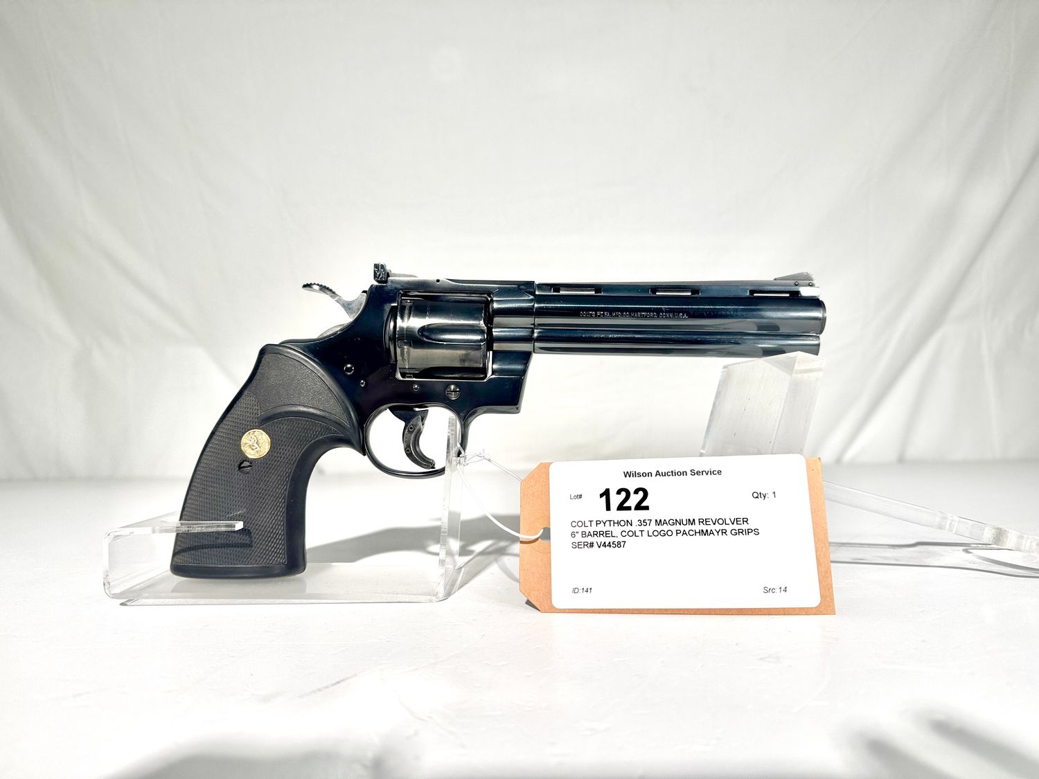 122 COLT PYTHON .357 MAGNUM REVOLVER