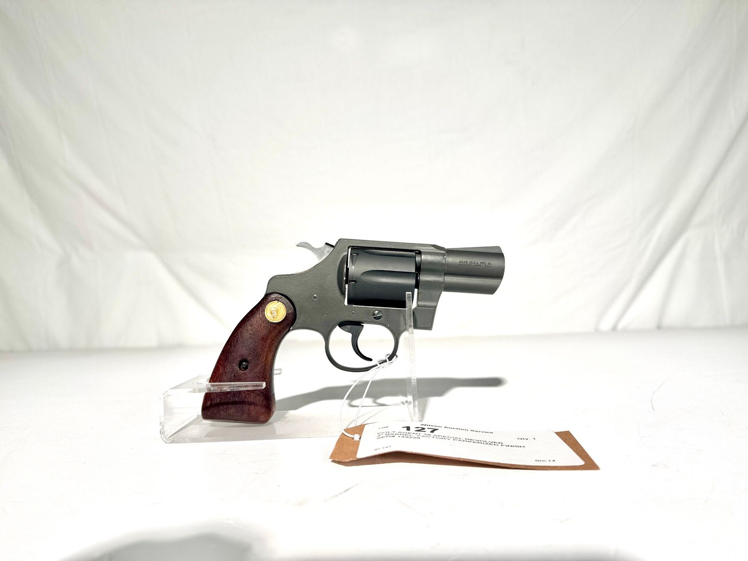 127 COLT AGENT 38 SPECIAL REVOLVER