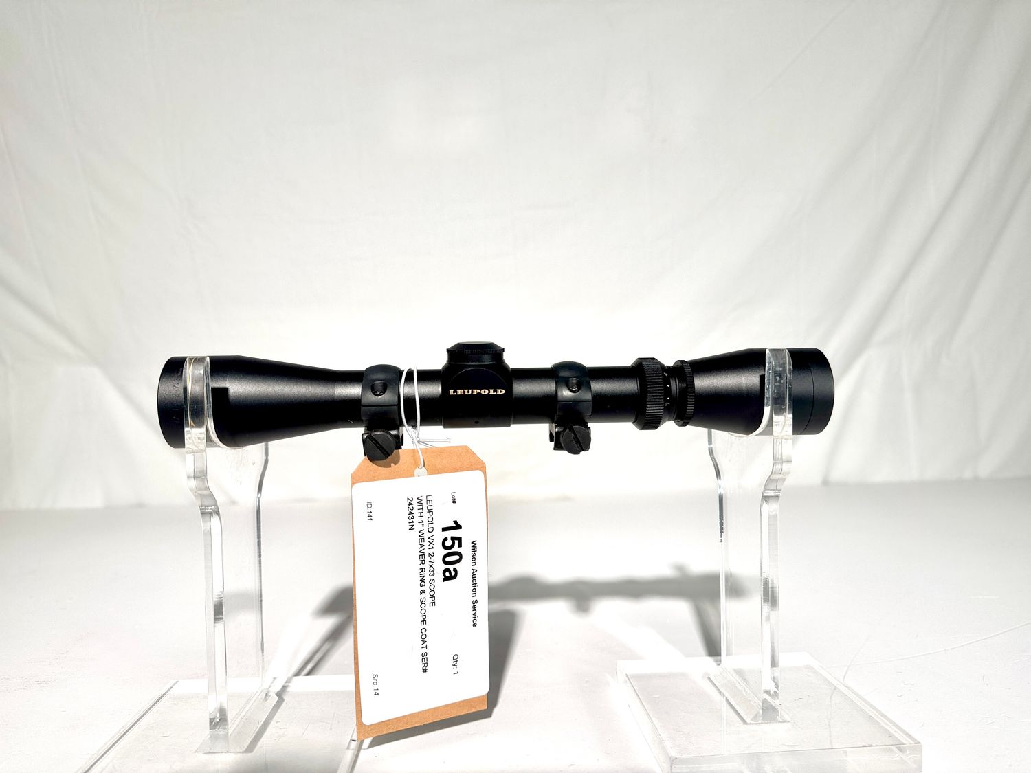 150A LEUPOLD VX1 2-7x33 SCOPE
