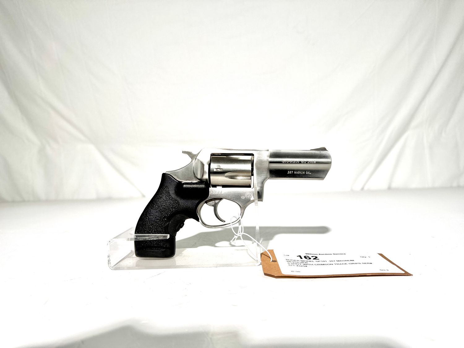162 RUGER MODEL SP101 .357 MAGNUM REVOLVER