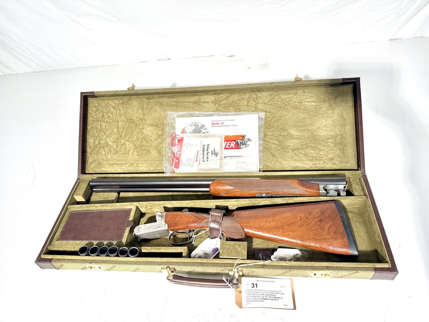 31 WINCHESTER 23XTR 12 GA SxS SHOTGUN