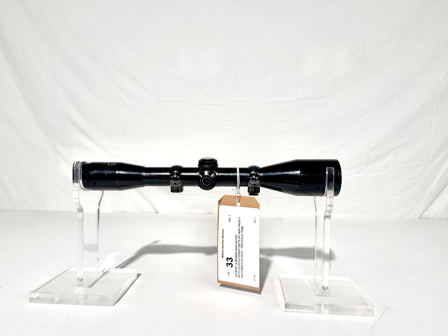 33 SCHMIDT &amp; BENDER 6x42 SCOPE