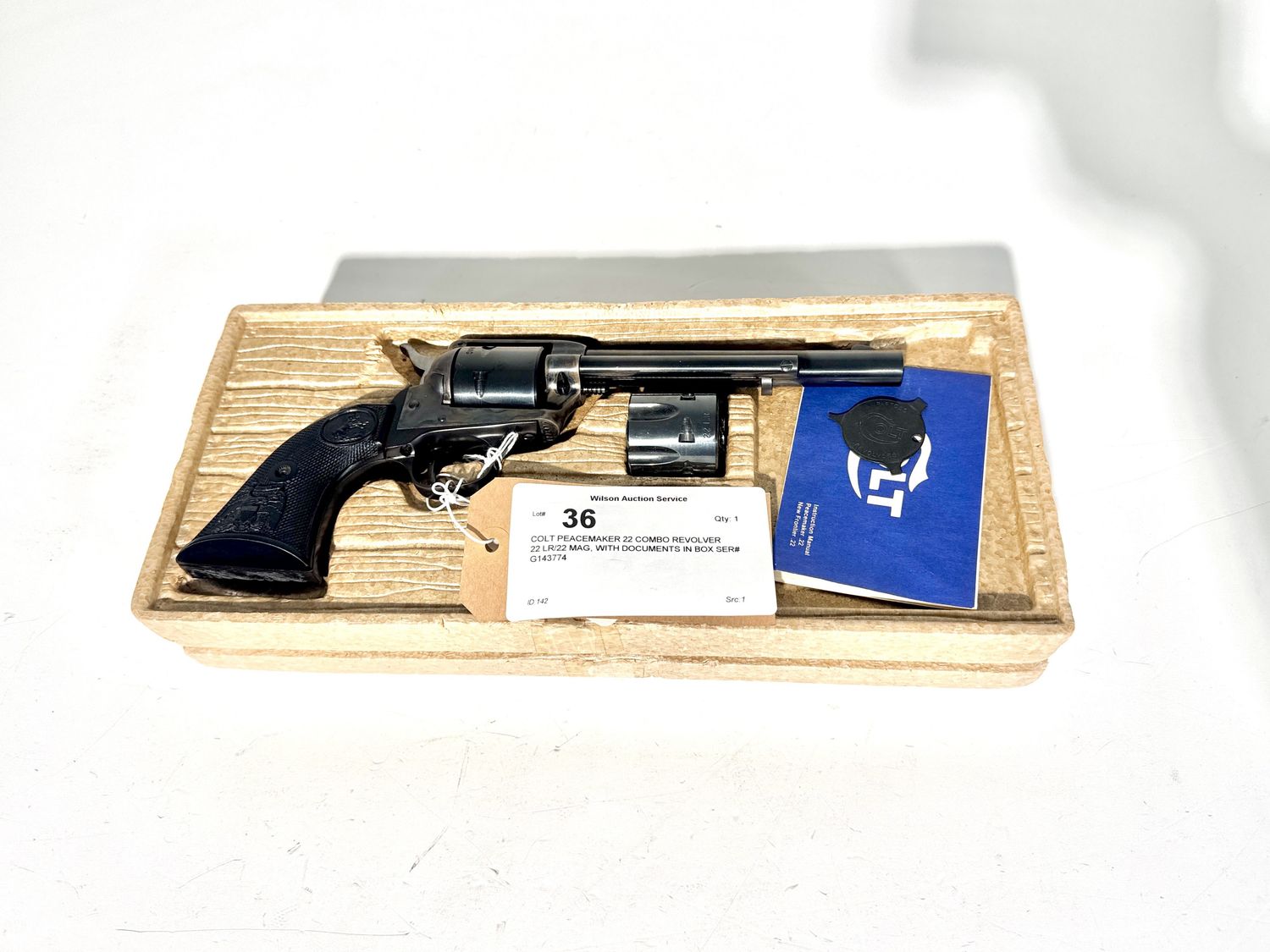 36 COLT PEACEMAKER 22 COMBO REVOLVER