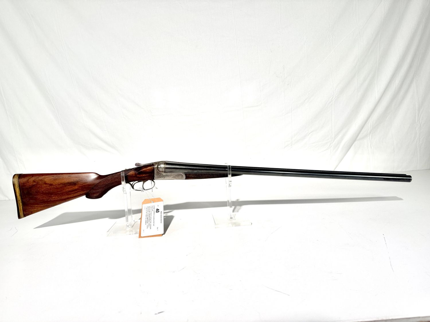 40 VERNEY CARRON 12 GA BOXLOCK SxS SHOTGUN