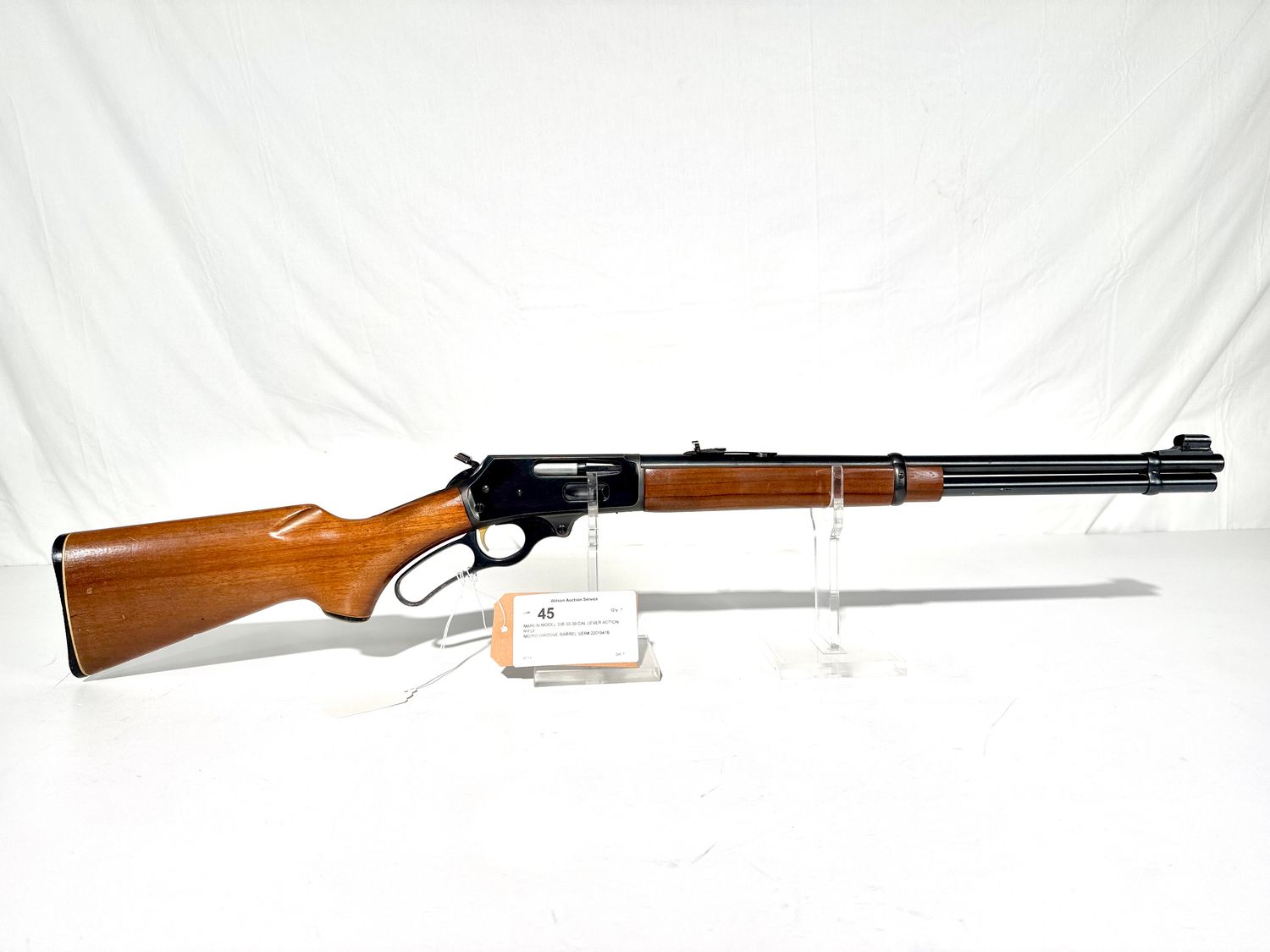 45 MARLIN MODEL 336 30-30 CAL LEVER ACTION RIFLE