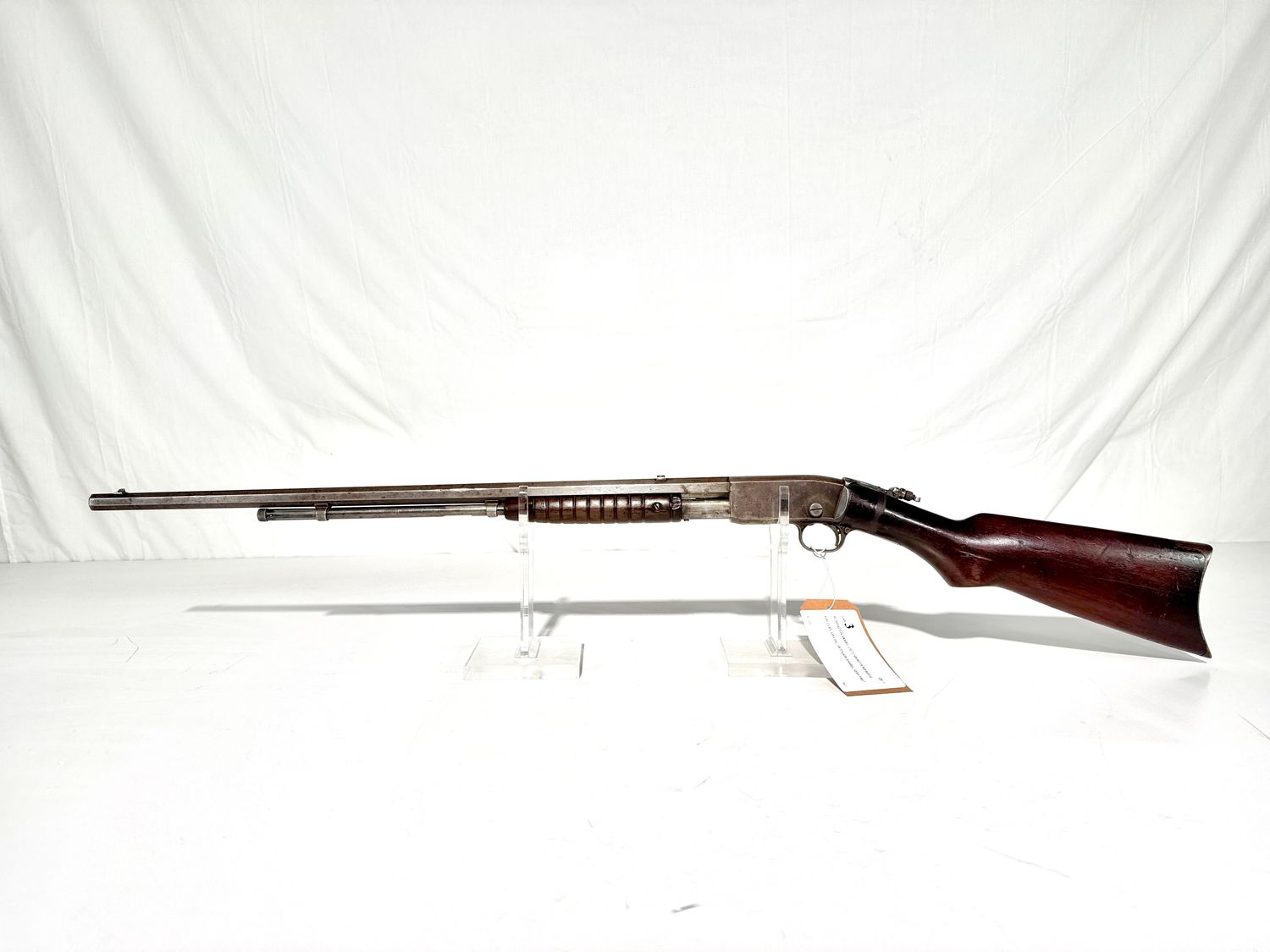 3 REMINGTON MODEL 12B 22 SHORT PUMP RIFLE