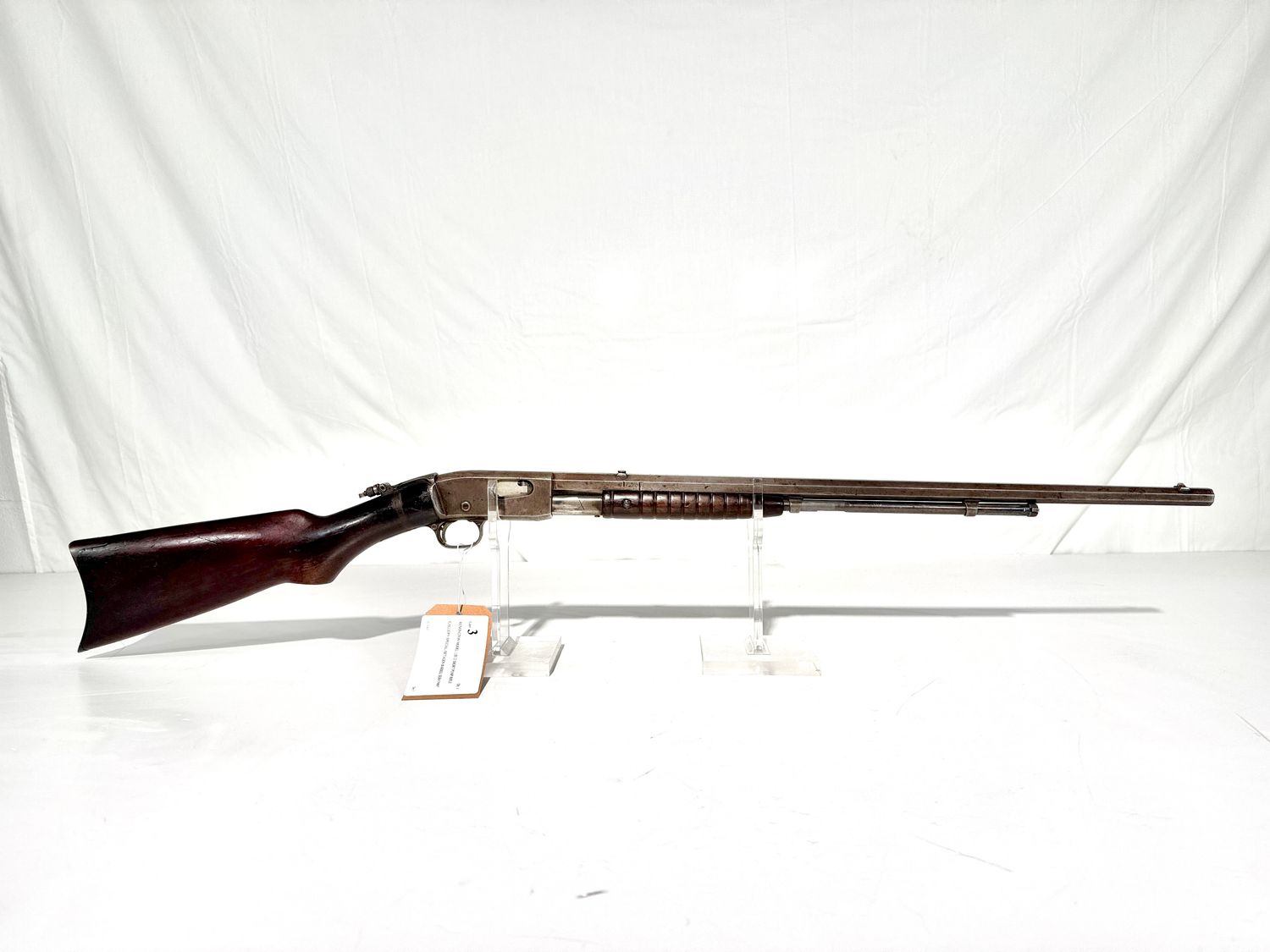 3 REMINGTON MODEL 12B 22 SHORT PUMP RIFLE