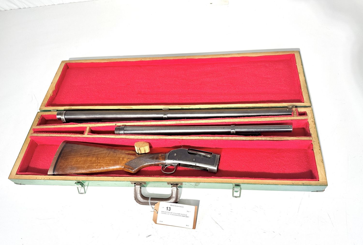 13 WINCHESTER 1897 12 GA PUMP SHOTGUN