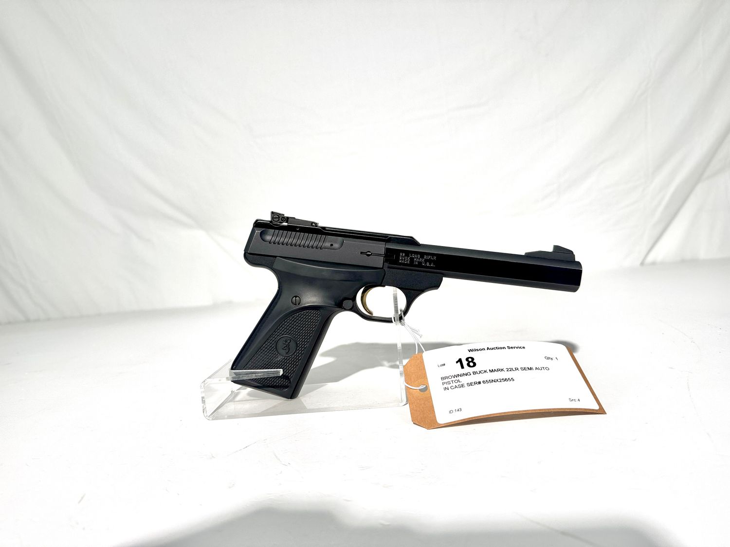 18 BROWNING BUCK MARK 22LR SEMI AUTO PISTOL