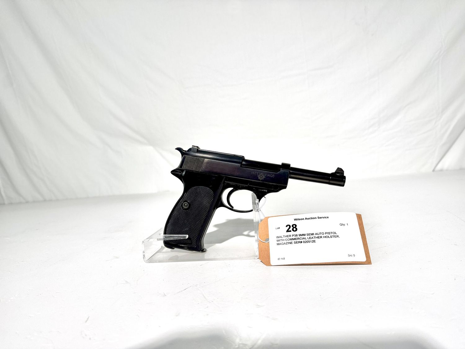 28 WALTHER P38 9MM SEMI AUTO PISTOL